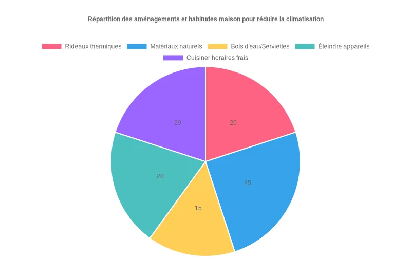Comparaison énergétique des systèmes de refroidissement : climatiseurs vs ventilateurs vs déshumidificateurs montrant les différences de consommation.