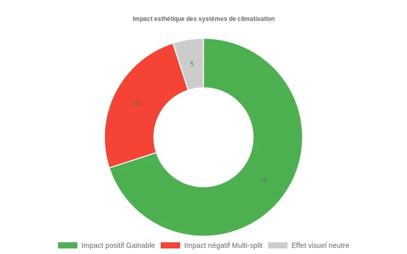 Comparaison détaillée entre climatisation gainable et multi-split pour un confort familial optimal et une gestion énergétique efficace