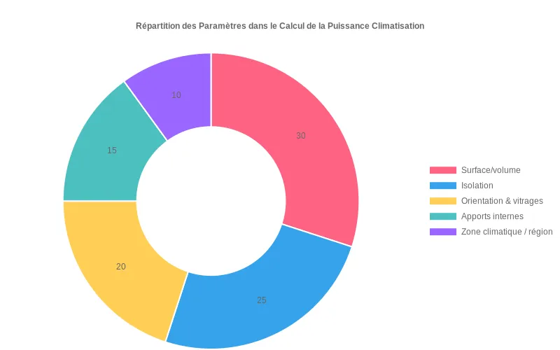 Barres montrant consommation kWh selon dimensionnement : sous-dimensionné, correct, surdimensionné Comparaison énergétique de trois dimensionnements de climatisation pour centre commercial