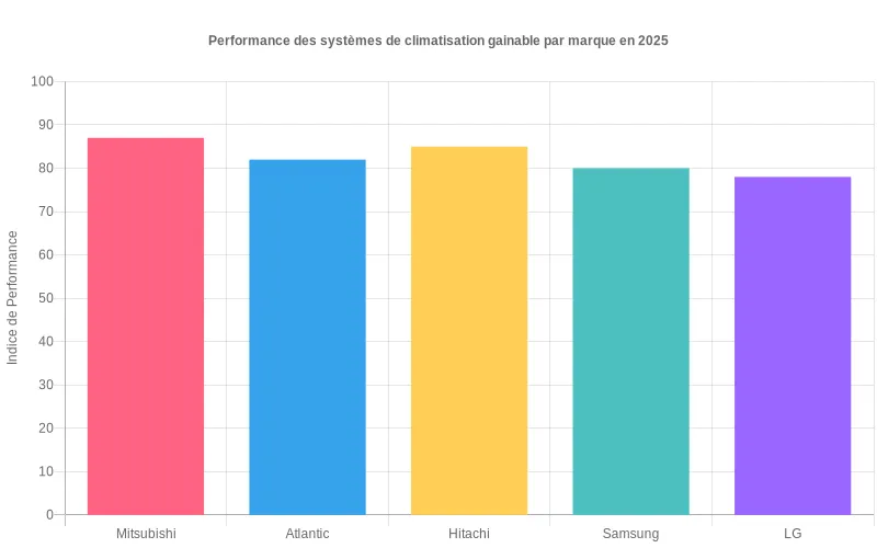 Comparatif des coûts d'achat et d'installation des pompes à chaleur Mitsubishi, Atlantic, Hitachi, Samsung et LG